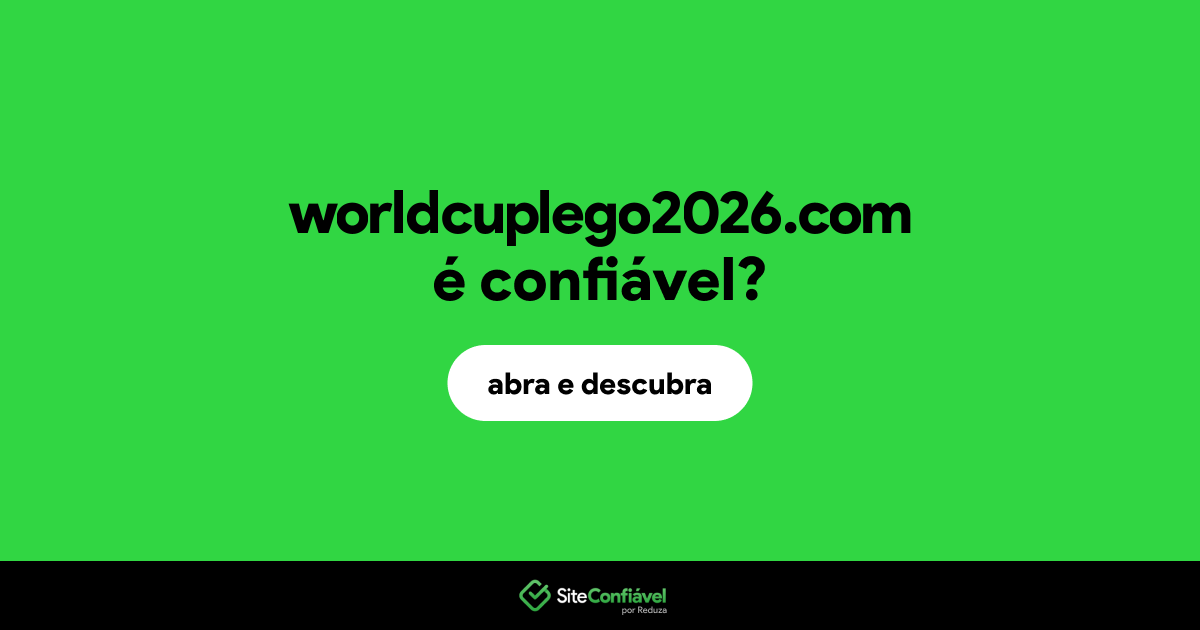 O site worldcuplego2026.com é confiável?