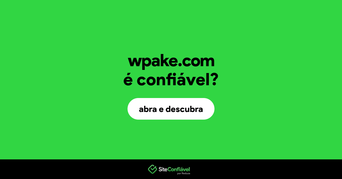 O site wpake.com é confiável?