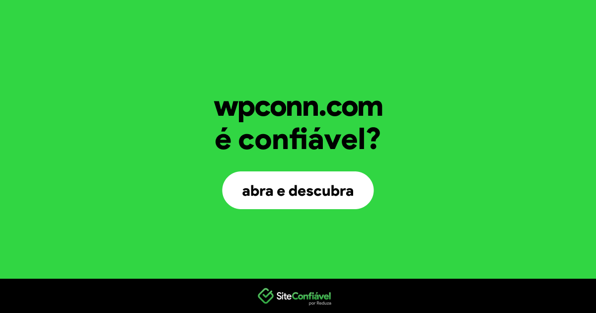 O site wpconn.com é confiável?