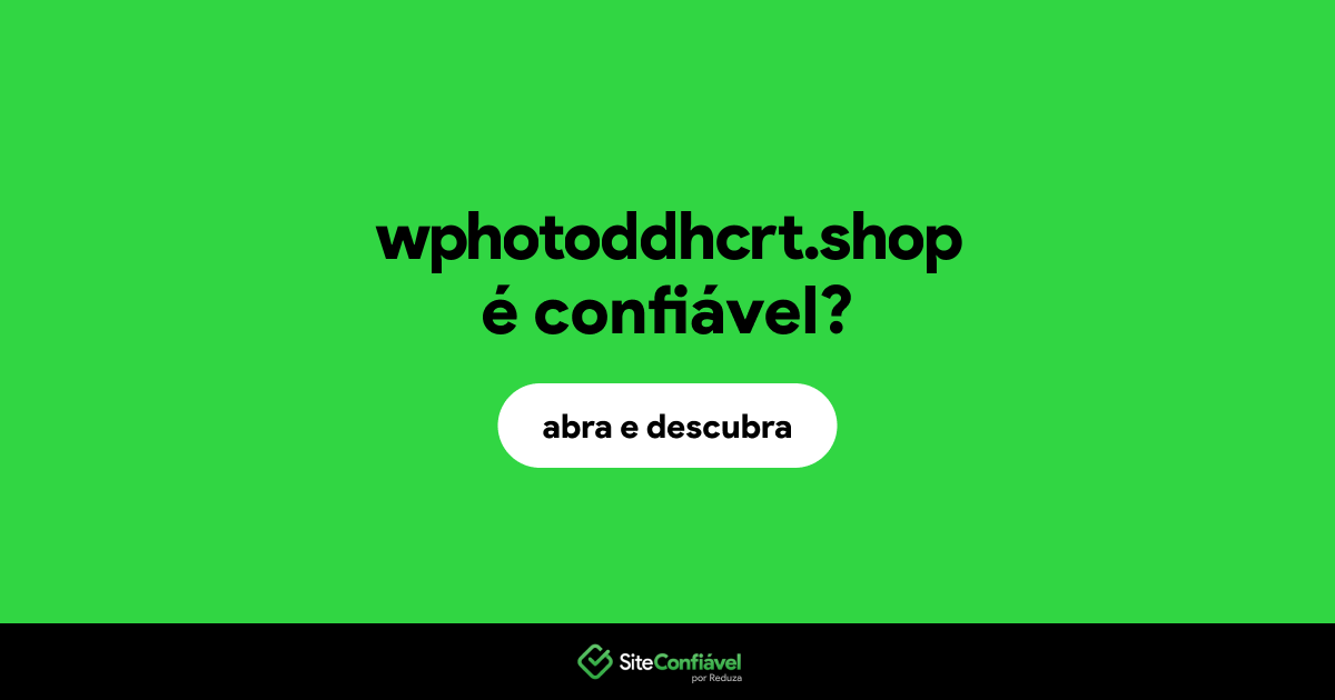 O site wphotoddhcrt.shop é confiável?