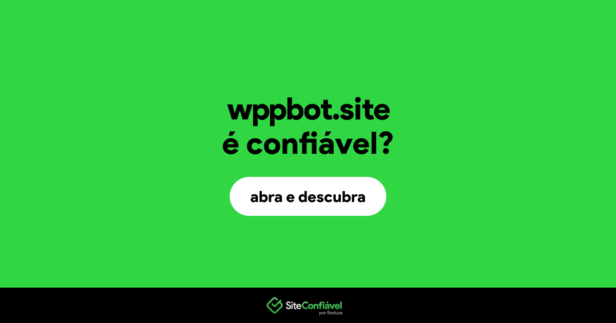 O site wppbot.site é confiável?