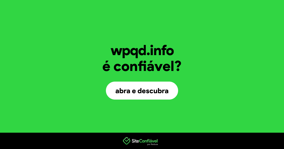 O site wpqd.info é confiável?