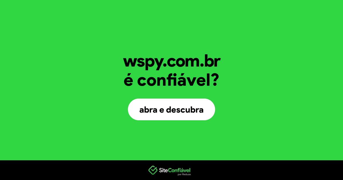 O site wspy.com.br é confiável?