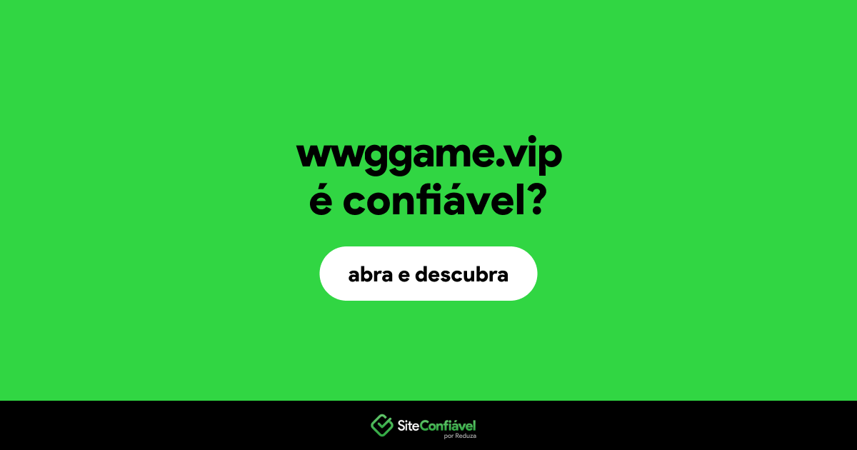 O site wwggame.vip é confiável?