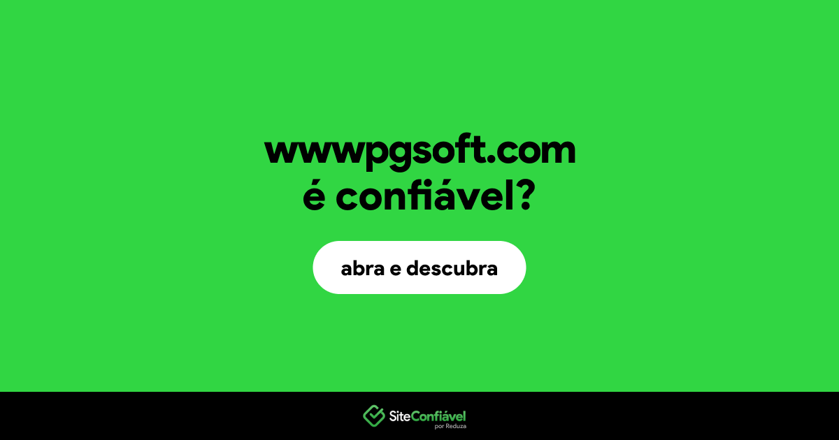 O site wwwpgsoft.com é confiável?