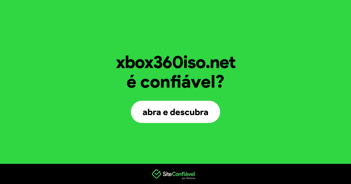 O site xbox360iso.net é confiável?