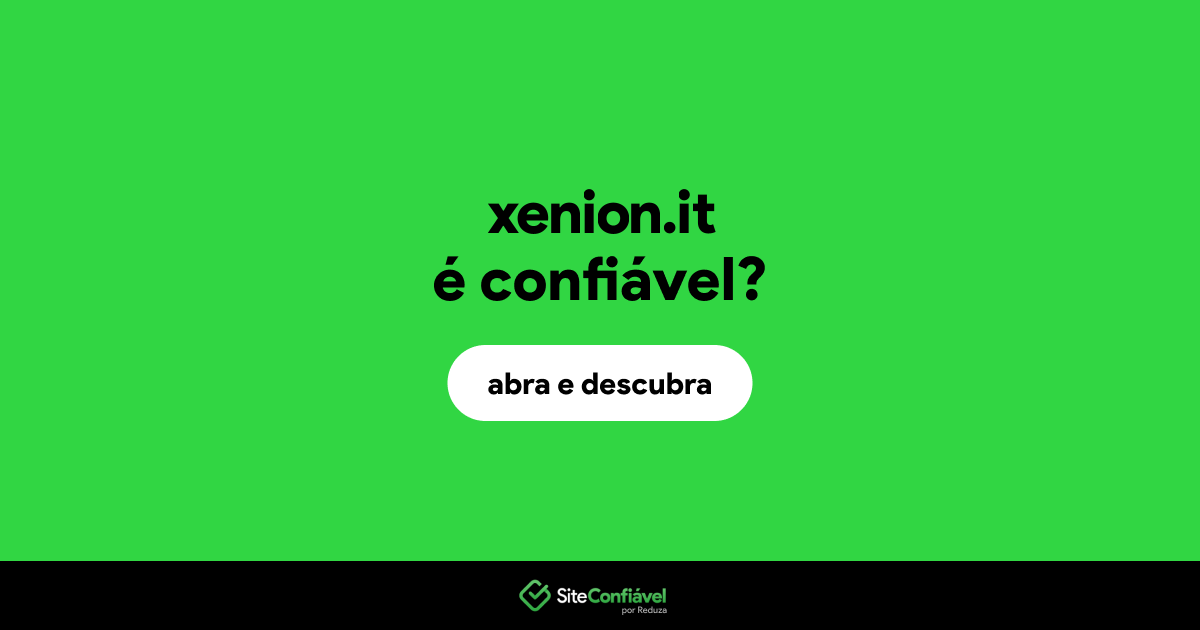 O site xenion.it é confiável?