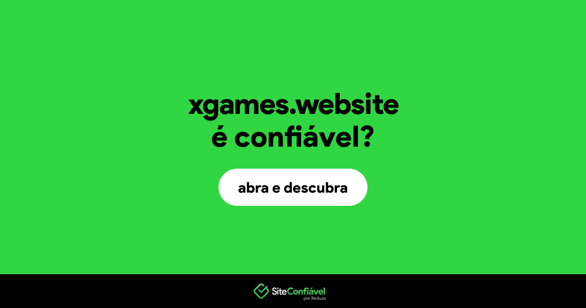O site xgames.website é confiável?