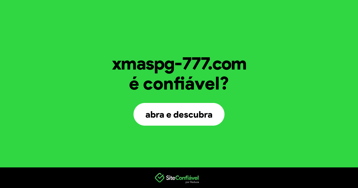 O site xmaspg-777.com é confiável?