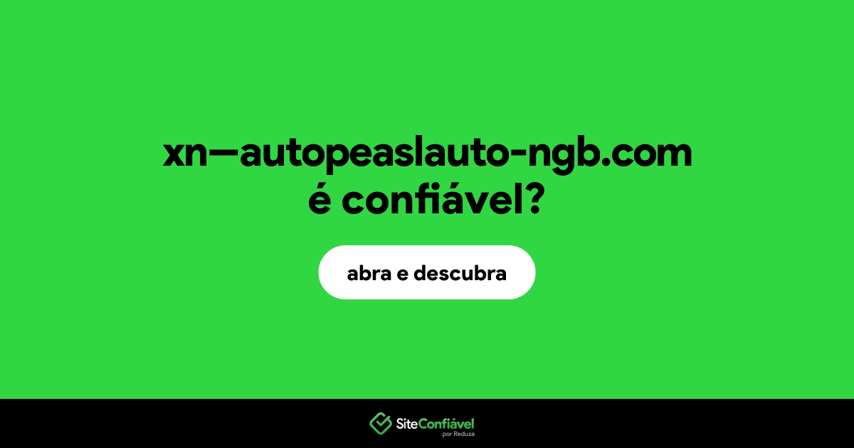 O site xn--autopeaslauto-ngb.com é confiável?