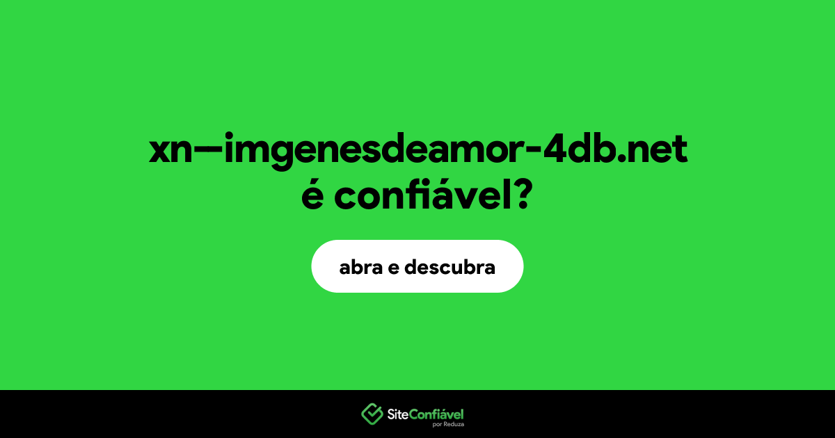 O site xn--imgenesdeamor-4db.net é confiável?