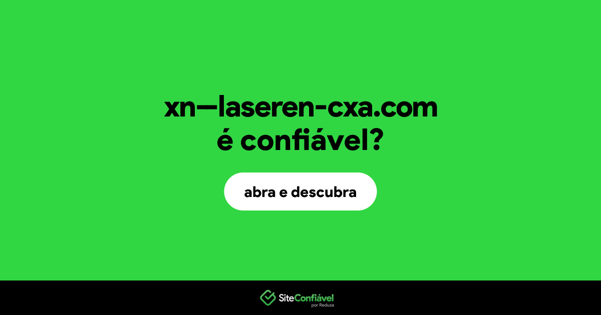 O site xn--laseren-cxa.com é confiável?