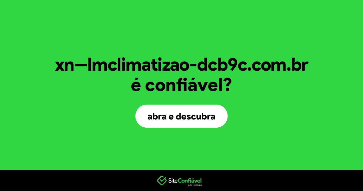 O site xn--lmclimatizao-dcb9c.com.br é confiável?