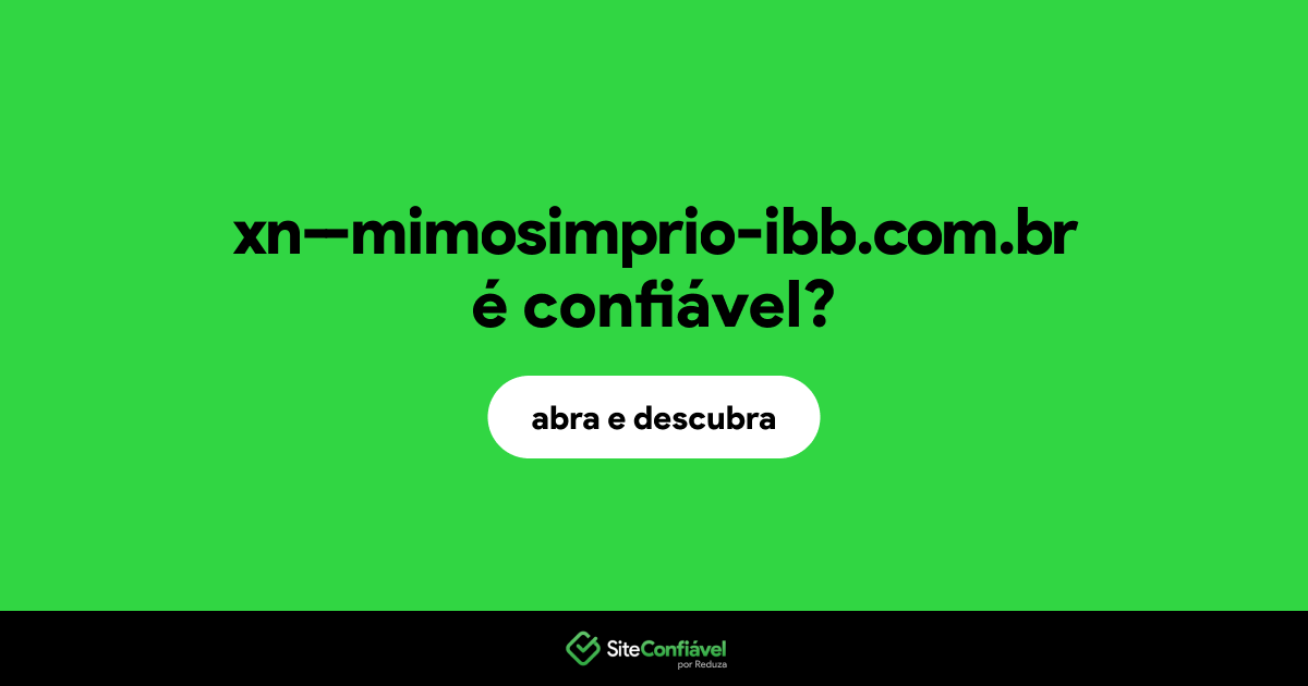 O site xn--mimosimprio-ibb.com.br é confiável?