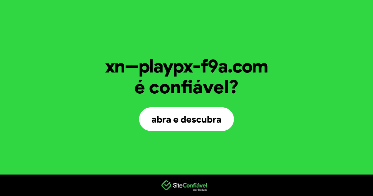 O site xn--playpx-f9a.com é confiável?