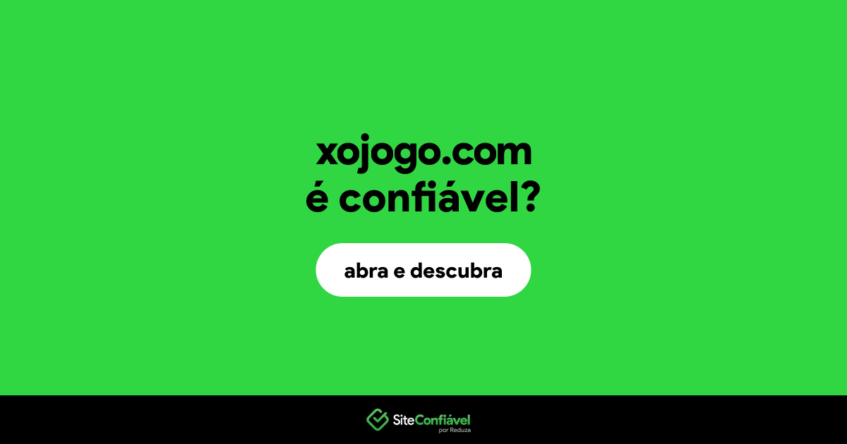 O site xojogo.com é confiável?