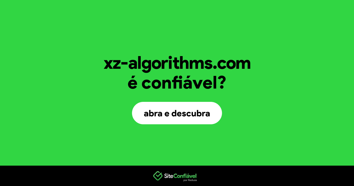 O site xz-algorithms.com é confiável?