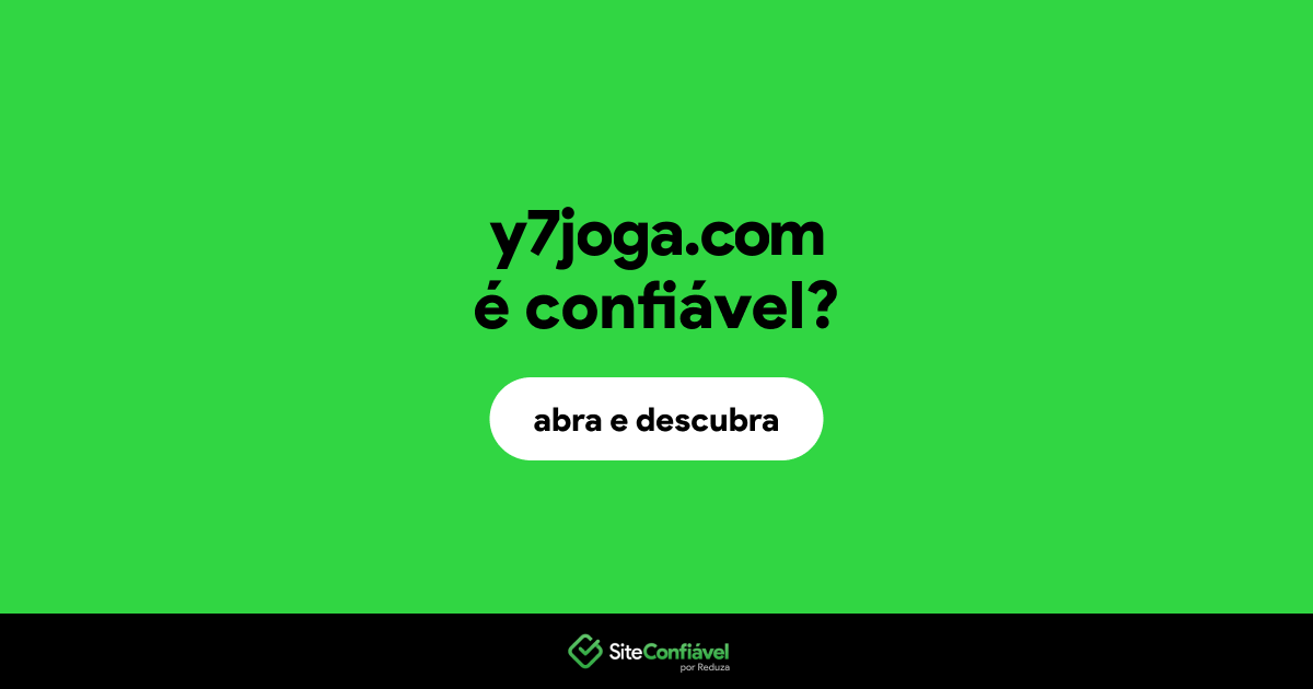 O site y7joga.com é confiável?