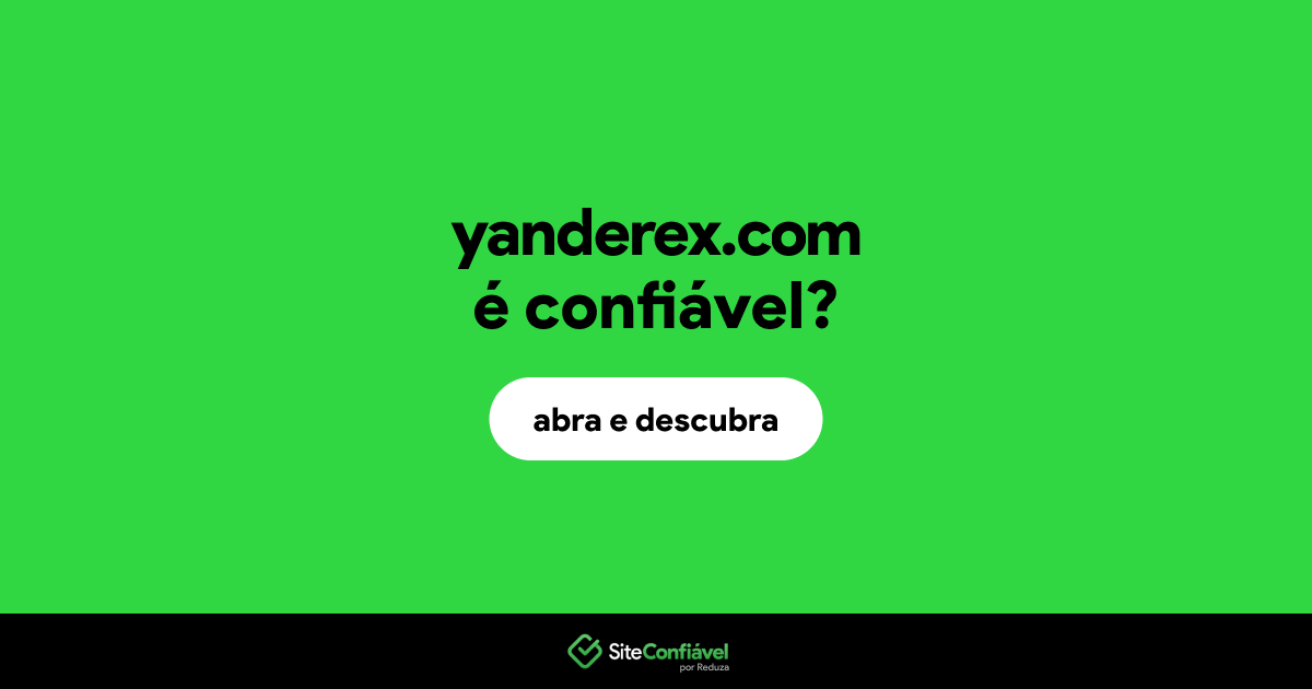 O site yanderex.com é confiável?