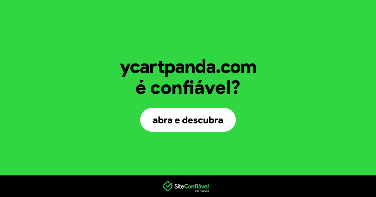 O site ycartpanda.com é confiável?