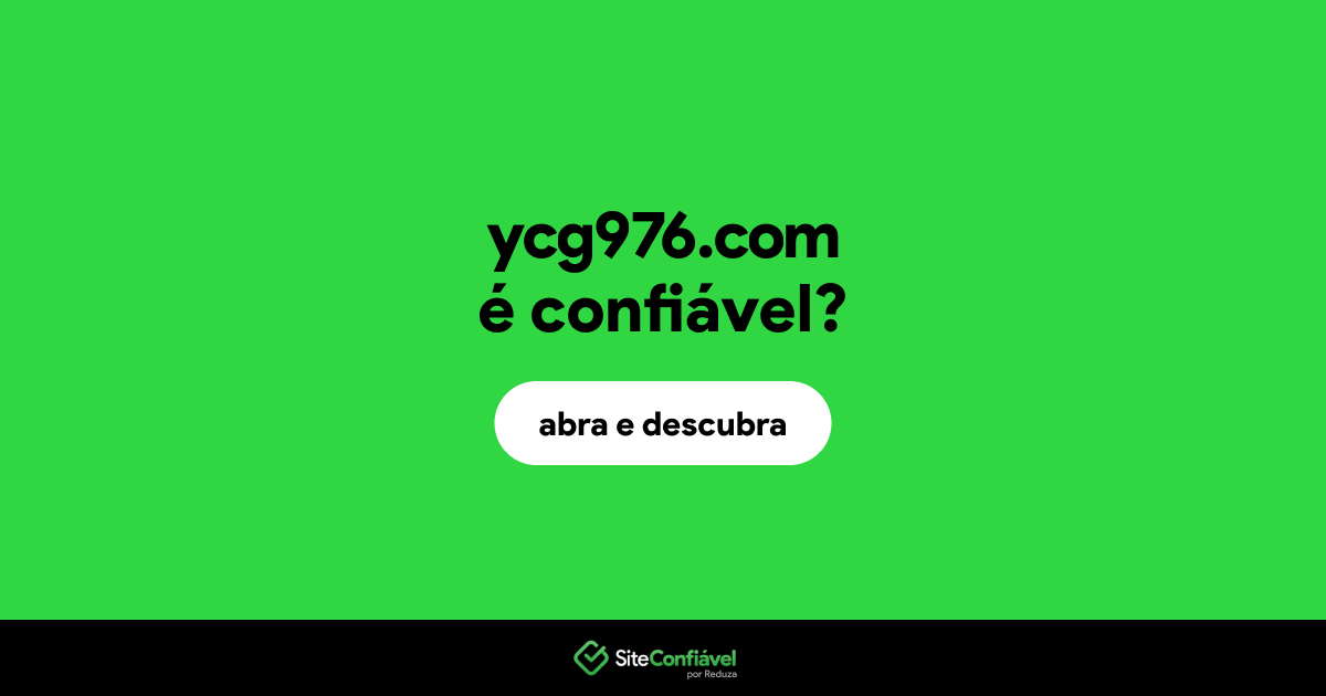 O site ycg976.com é confiável?