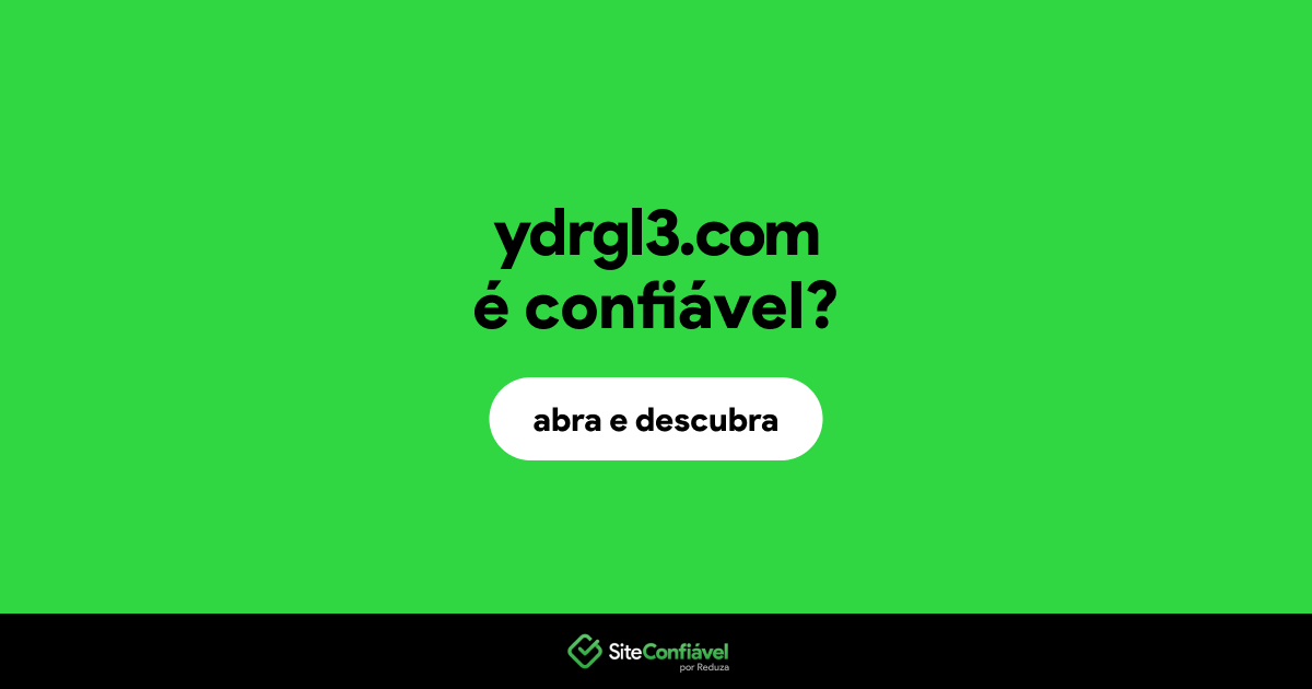 O site ydrgl3.com é confiável?