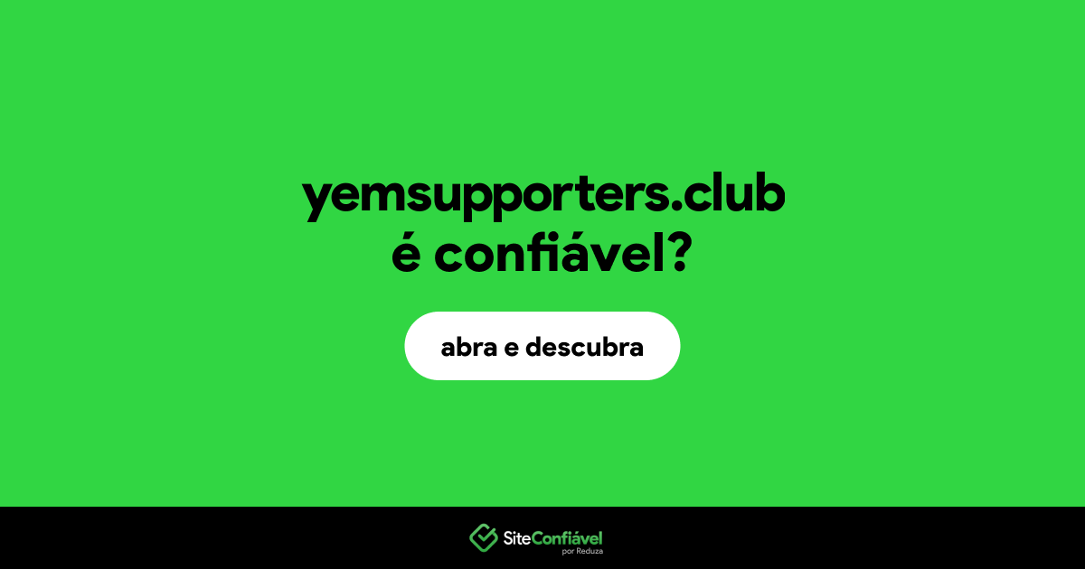 O site yemsupporters.club é confiável?