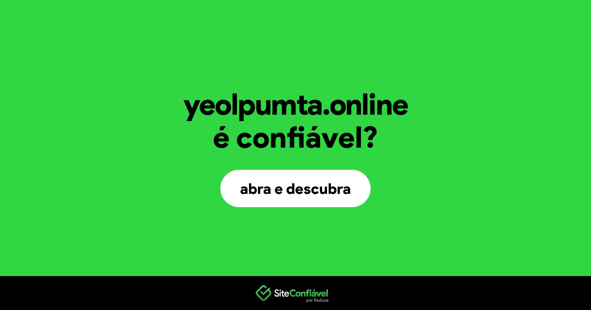 O site yeolpumta.online é confiável?
