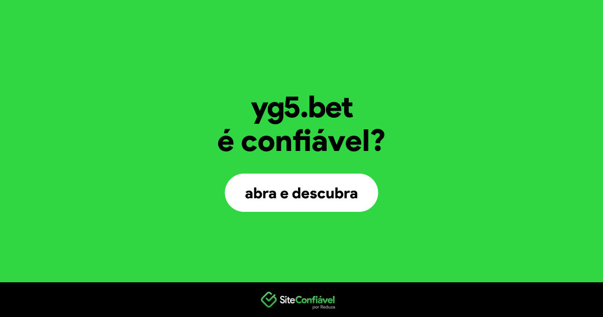O site yg5.bet é confiável?