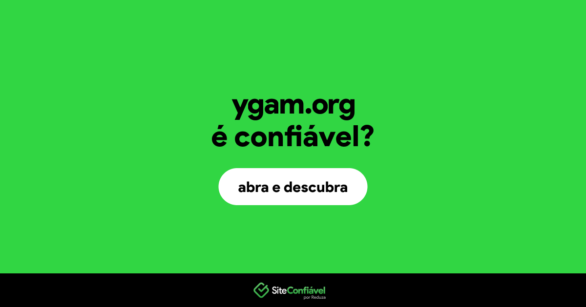 O site ygam.org é confiável?