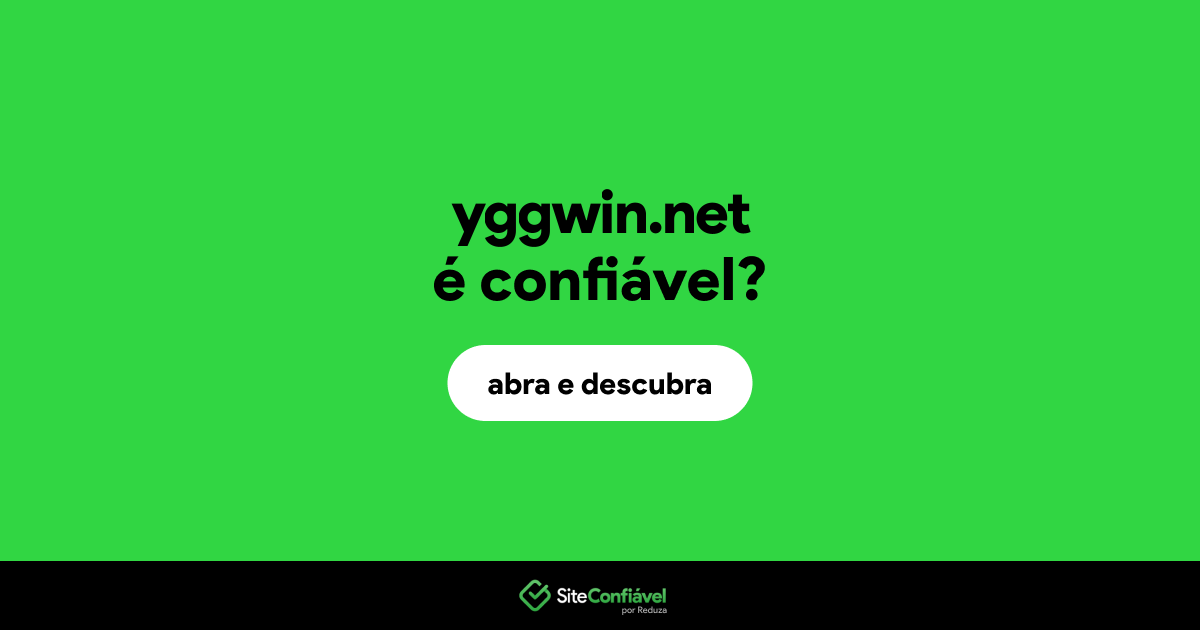 O site yggwin.net é confiável?