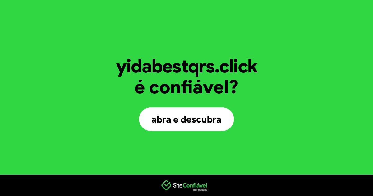 O site yidabestqrs.click é confiável?