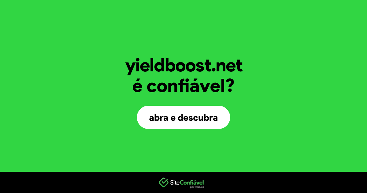 O site yieldboost.net é confiável?