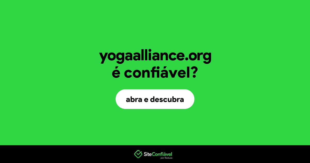 O site yogaalliance.org é confiável?