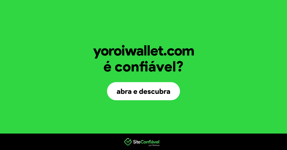 O site yoroiwallet.com é confiável?