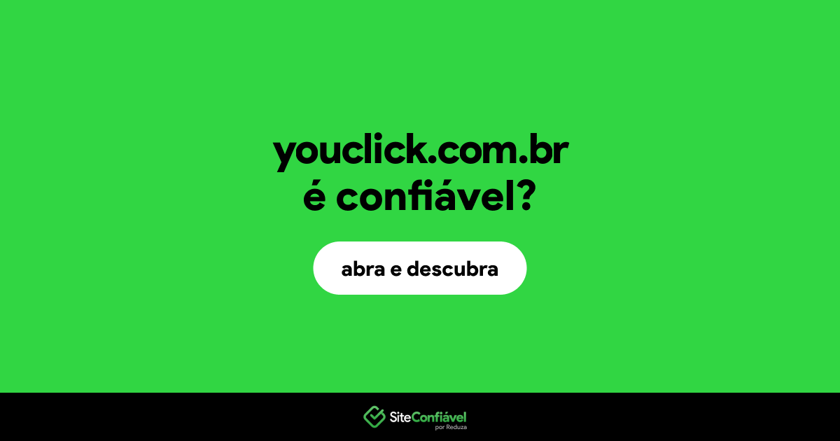 O site youclick.com.br é confiável?
