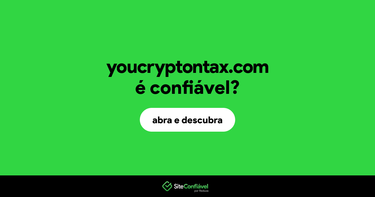 O site youcryptontax.com é confiável?