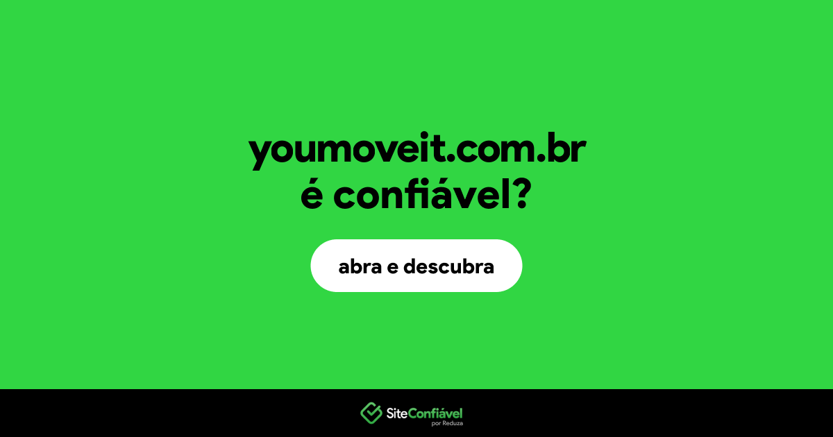 O site youmoveit.com.br é confiável?