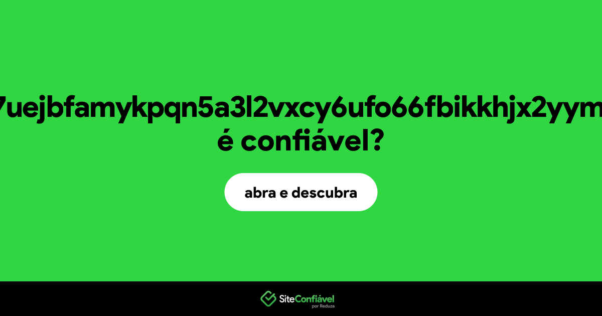O site youngsex5m7uejbfamykpqn5a3l2vxcy6ufo66fbikkhjx2yymmzztad.onion é confiável?