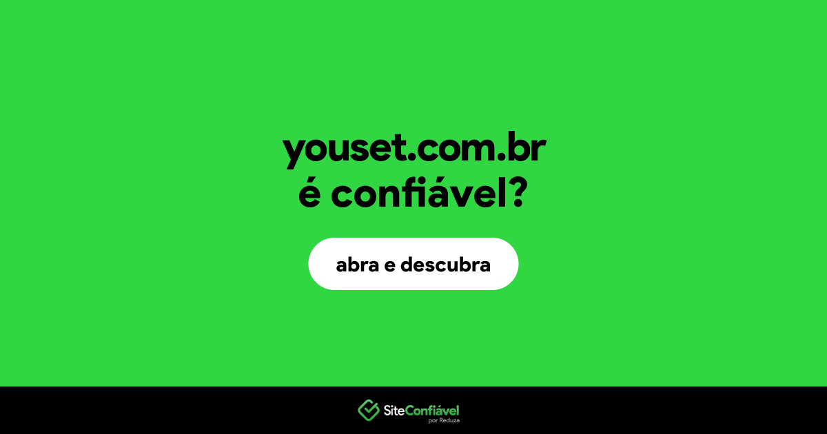 O site youset.com.br é confiável?
