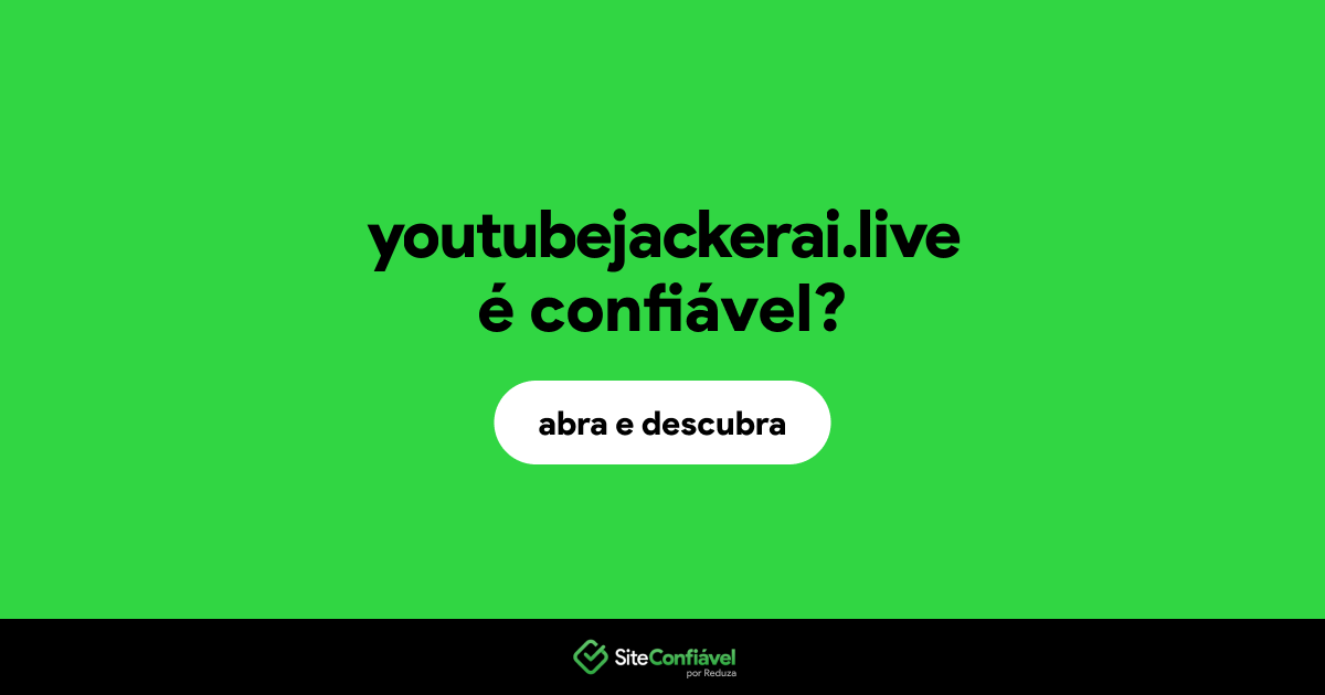 O site youtubejackerai.live é confiável?
