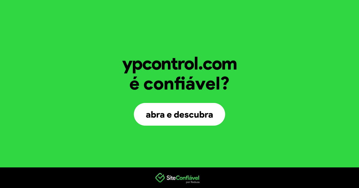 O site ypcontrol.com é confiável?