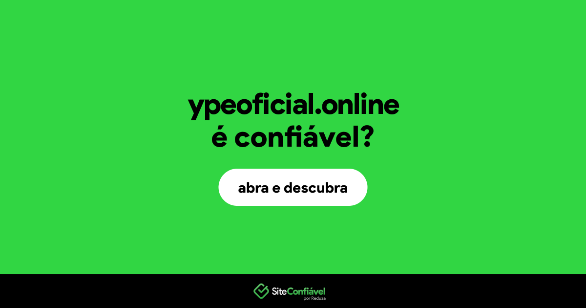 O site ypeoficial.online é confiável?