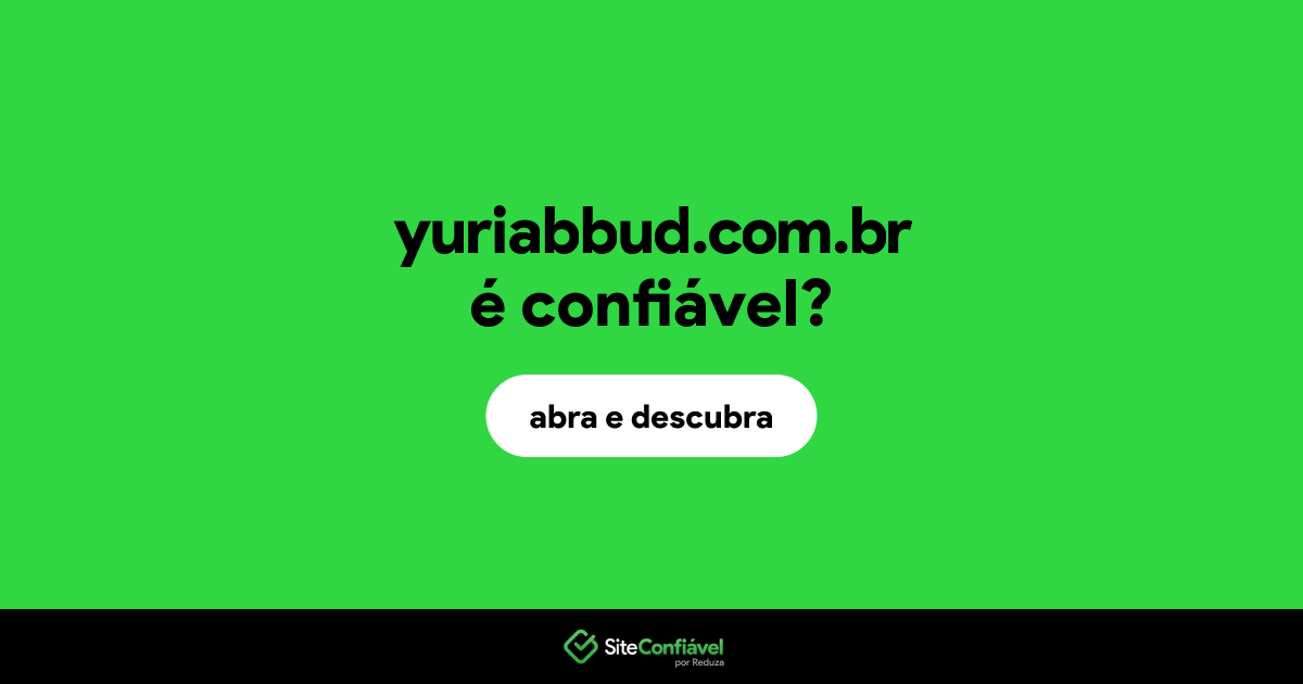 O site yuriabbud.com.br é confiável?