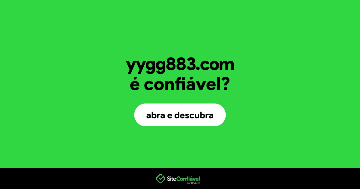O site yygg883.com é confiável?