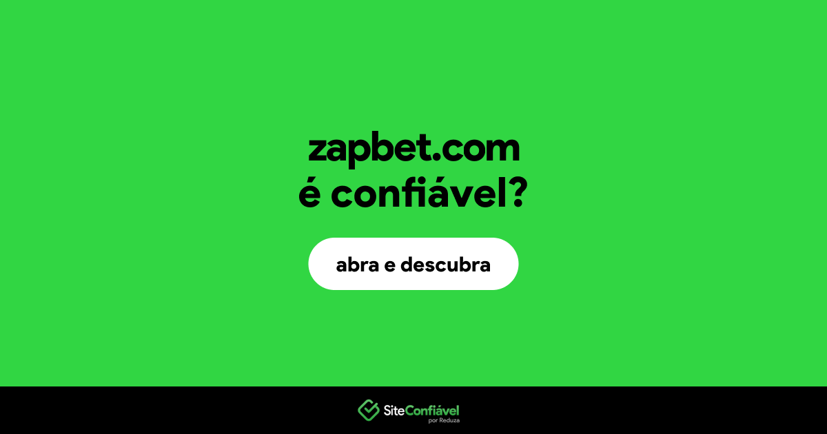 O site zapbet.com é confiável?