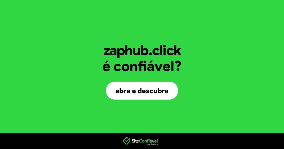 O site zaphub.click é confiável?