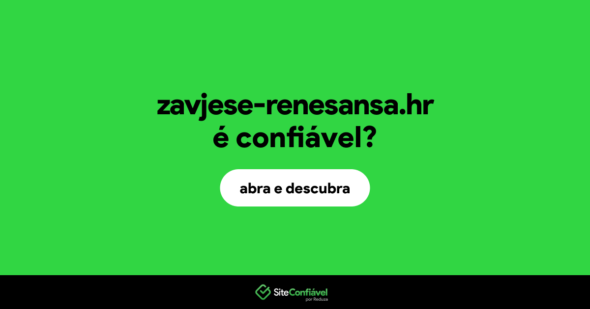 O site zavjese-renesansa.hr é confiável?