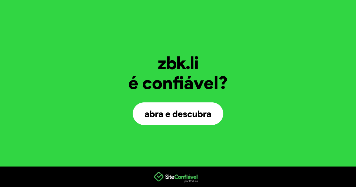 O site zbk.li é confiável?