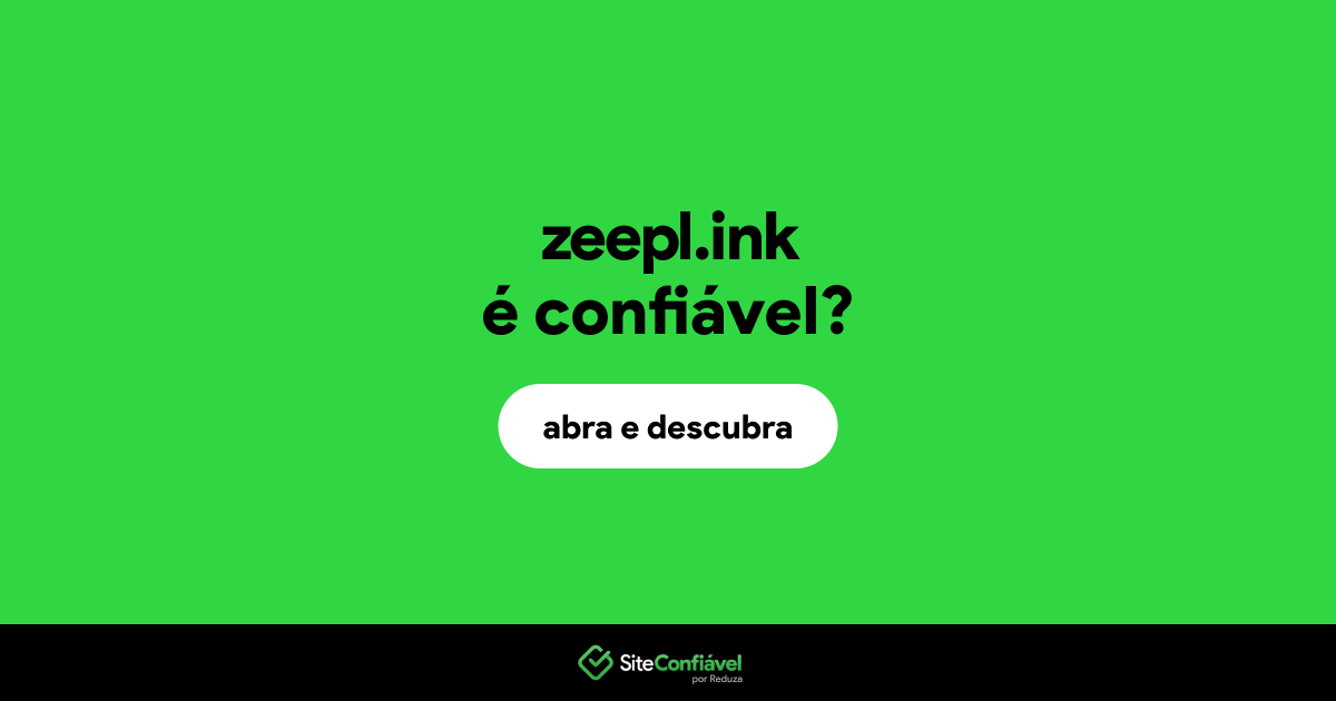 O site zeepl.ink é confiável?